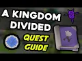 A Kingdom Divided Quest Guide OSRS