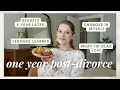COOK W ME - My Thoughts One Year Post Divorce Regrets Lessons Learned Unexpected Changes