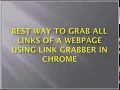 Grab all links of a webpage in a second