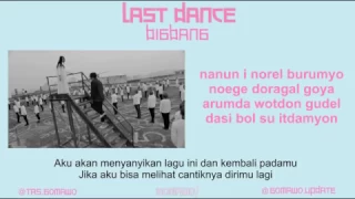 Download BIG BANG - LAST DANCE [MV \u0026 EASY LYRIC ROM+INDO] MP3
