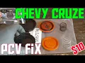 How to the pcv in the Chevy Cruze valve cover 2011-2016
