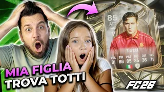 MIA FIGLIA trova TOTTI icon e non solo 😱 - FC26 Pack Opening