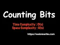 Counting Bits LeetCode Multiple Approaches LeetCode 338 Programming Tutorials