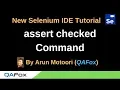 New Selenium IDE - Part 38