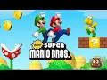 New Super Mario Bros Ds - Full 100% Game Walkthrough Longplay(All Star Coins)