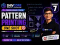 Pattern Printing in C One Shot Master Logic Building Episode 7 ShivCore