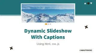 How to Create a Dynamic Slideshow with Captions in HTML CSS