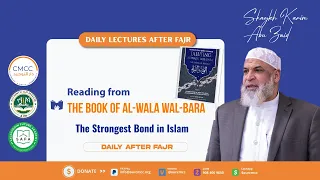 al wala wal bara the strongest bond in islam dr karim abuzaid