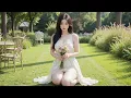 Lagu Soft Elegance White Dress | AI Art LookBook
