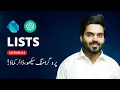 Ultimate Guide for Lists in Dart Dart Programming Language Course Lecture 8 -