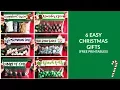 6 EASY Christmas Gifts Free Printables