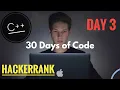 Day 3 of 30 Days of code Intro to the conditional statements Hackerrank C
