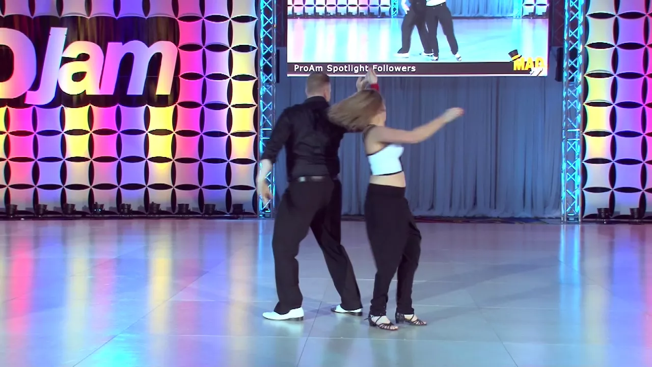 MADjam 2018 Pro Am Spotlight Follower Lucie Renaud with Kyle Redd