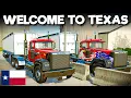 WELCOME TO TEXAS BIG FLATS TEXAS - Farming Simulator 22