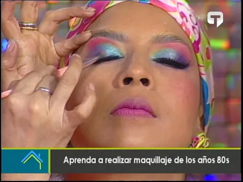 Aprenda a realizar maquillaje de los años 80s