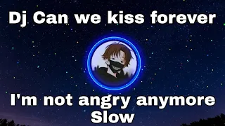 dj can we kiss forever x im not angry anymore slow tik tok terbaru 2021