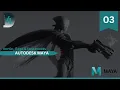 Vertex Edge Face modes on Maya Tutorial 03 beginner tutorial English