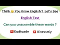 Unscramble the Word Boost Your Vocabulary with Fun Puzzles