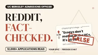 Not With This Advice Berkeley Admissions Officer Reacts to Reddit