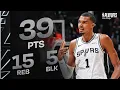 Only Wemby 39 PTS 15 REB 5 BLK on 72 Shooting in Historic Playoff MASTERPIECE