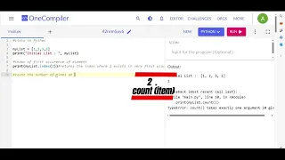 List in Python and List Built in functions - Part 4