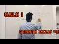 Calculus 111 Common Exam Review NJIT