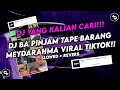 Lagu DJ BA PINJAM TAPE BARANG V MEYDARAHMA SOUND BY DJ SOPAN VIRAL TIKTOK YANG KALIAN CARI(SLOWED+REVERB)