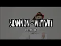 Download Lagu SHANNON WILLIAMS - WHY WHY LIRIK SUB. INDO.