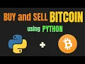 BUY and SELL Bitcoin Using Python BITCOIN LIBRARY PYTHON AIOC