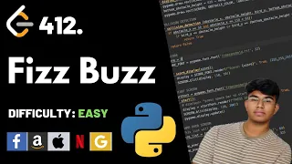 Fizz Buzz Leet code 412 Theory explained Python code
