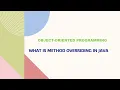 What Is Method Overriding In Java What Is Method Overriding In Java With an Example