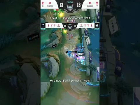 MPL ID S18 : TEAM LIQUID ID VS EVOS ESPORT (2-0) #MPLIDS18 #mlbbcreatorcamp #weownthis
