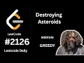 Destroying asteroids leetcode 2126