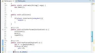 Simple java game part 5 fixing the key input
