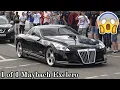 8 Million Dollar Maybach Exelero V12 Biturbo 1 of 1 Shows up at Motorworld - Great V12 SOUND