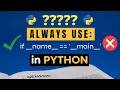 Why always use if -