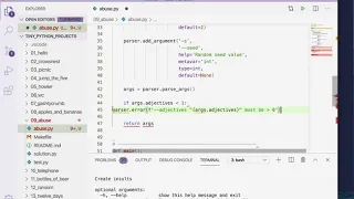 Tiny Python Projects Ch 9 Pt 3 Defining arguments