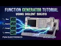How to Use a Real Function Generator Siglent SDG 810 Complete Tutorial