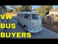 VW BUS buyers guide what to know before you buy one split window bus