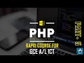 PHP Tutorial Sinhala for GCE - Part 5