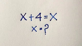 The biggest pitfall of the maths olympiad question x 4 x