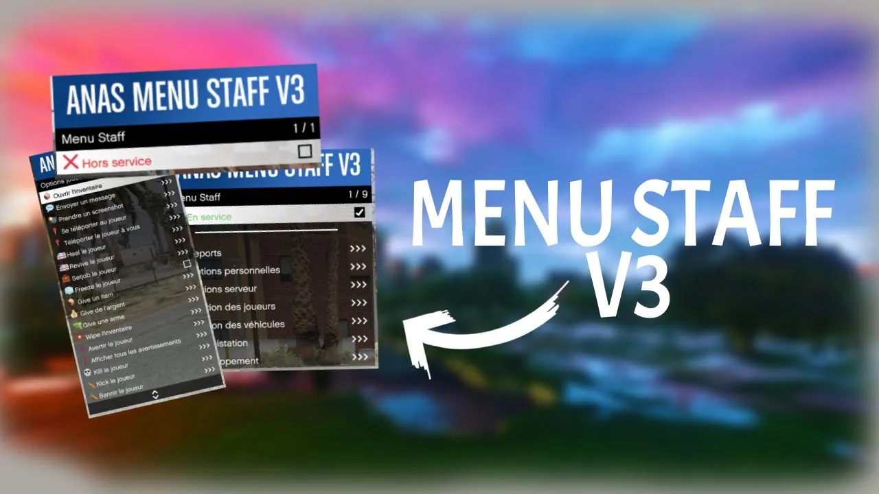Menu Staff V3