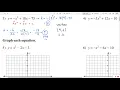 Properties of Parabolas Kuta Software no graphs