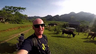 Al and his Ethnic Minority Village day, Ba Be, Vietnam