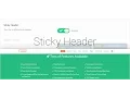 Sticky Navigation Tutorial Fixed Position CSS JavaScript jQuery and with scrolling animation