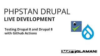 D8 D9 Testing Pipelines for PHPStan Drupal