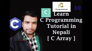 Array C Programming Tutorial 10 in Nepali