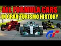 All 22 Formula Cars In Gran Turismo History GT3 - GT Sport