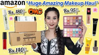 *Starting Rs.95* Super Affordable HUGE Makeup Haul From AMAZON | Cheapest Makeup Products Hidden Gem