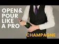 Opening and Pouring Champagne